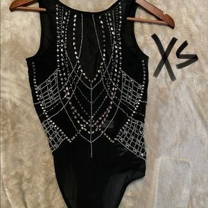 BKE Boutique Mesh Bodysuit